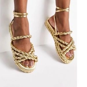 ASOS Design Franky Rope Flat Sandal